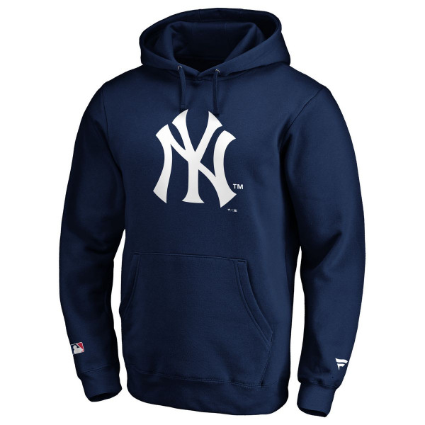 New York Yankees Secondary Graphic Hoodie Baseball MLB Blue