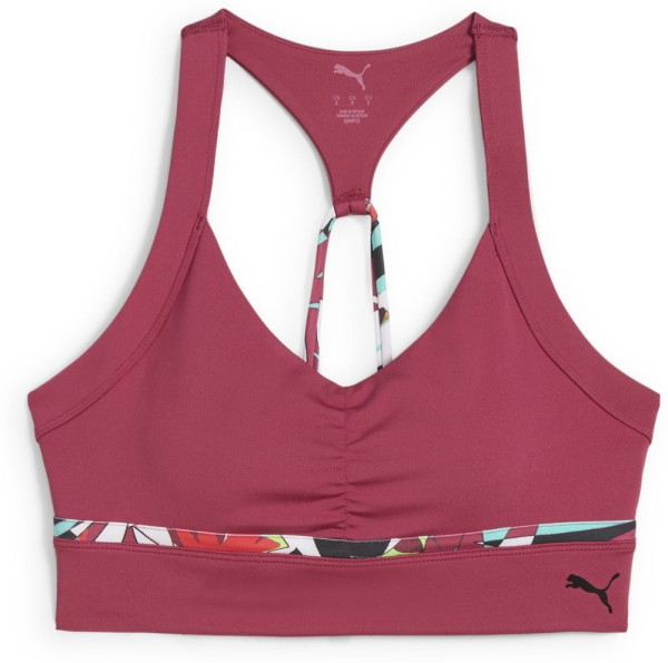Puma Damen Sport-BH 4KEEPS TROPICAL AOP LONGLINE BRA 526786