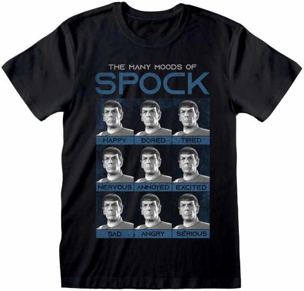 Star Trek - Many Moods Of Spock T-Shirt