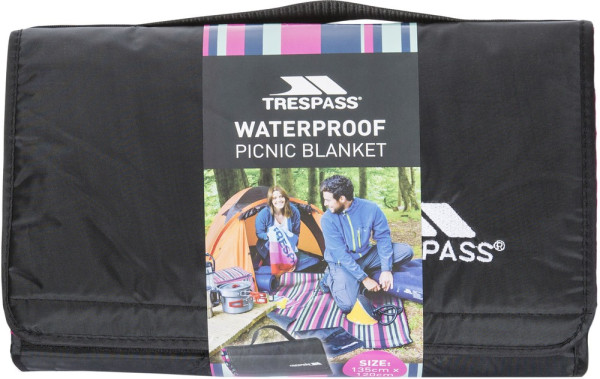 Trespass Throw - Folded W-Proof Blanket Tropical Stripe