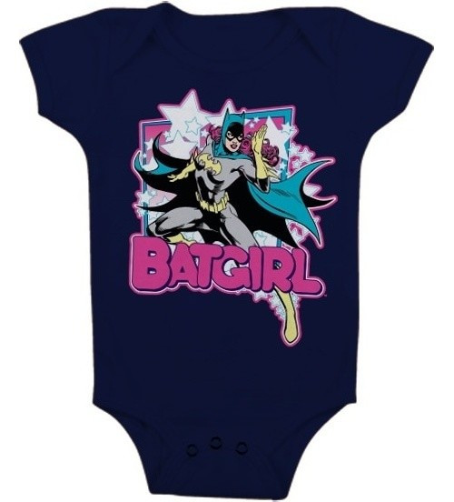 Batgirl Baby Body Mädchen Navy
