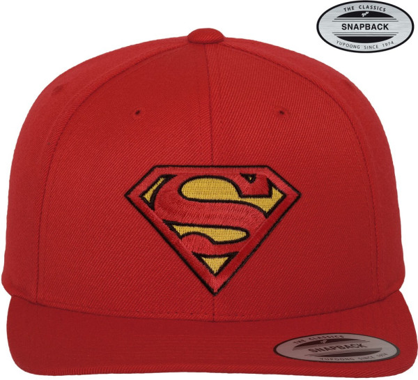 Superman Premium Snapback Cap Red