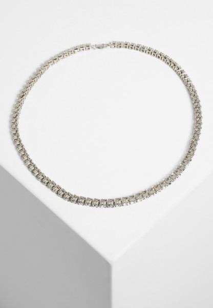 Urban Classics Halskette Necklace With Stones Silver