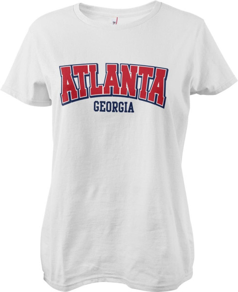 Hybris Atlanta Georgia Girly Tee Damen T-Shirt White