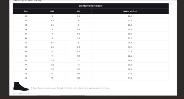 Sidi Motorrad Offroad Stiefel Crossair X 52395