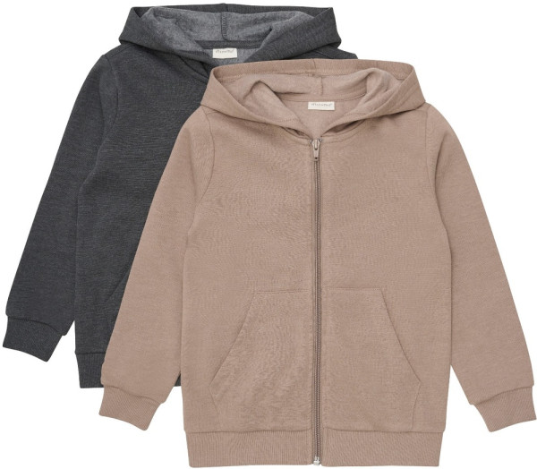 Minymo Sweatshirt Sweat Jacket mit Hood (2-Pack) 5752