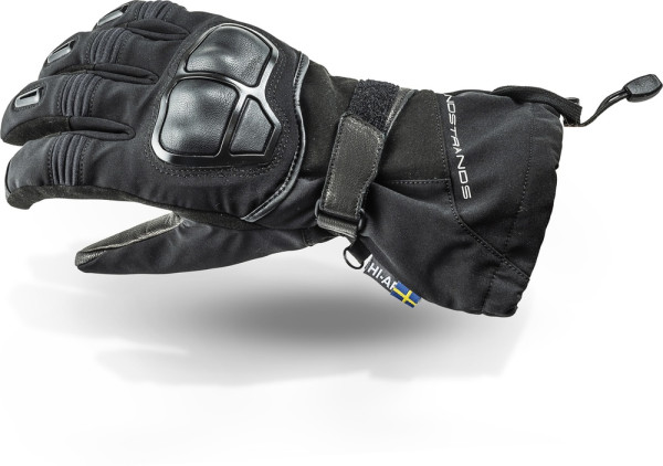 Lindstrands Motorrad Handschuhe Glove Hede Black 720-23120200