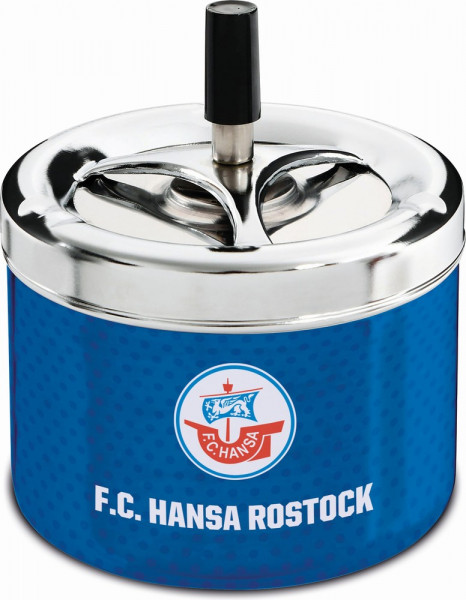 Hansa Rostock Windaschenbecher Fußball Blau/Weiß