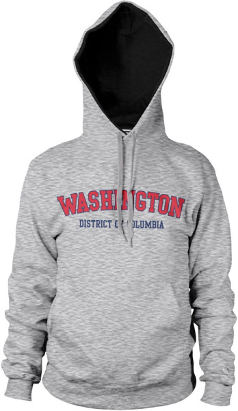 Washington District Of Columbia Hoodie Heather-Grey
