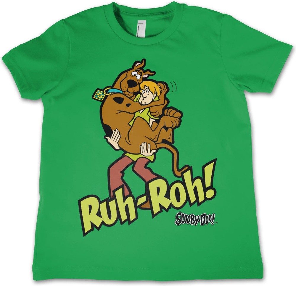 Scooby Doo Ruh-Ruh Kids Tee Kinder T-Shirt Grün - Herren / Unisex