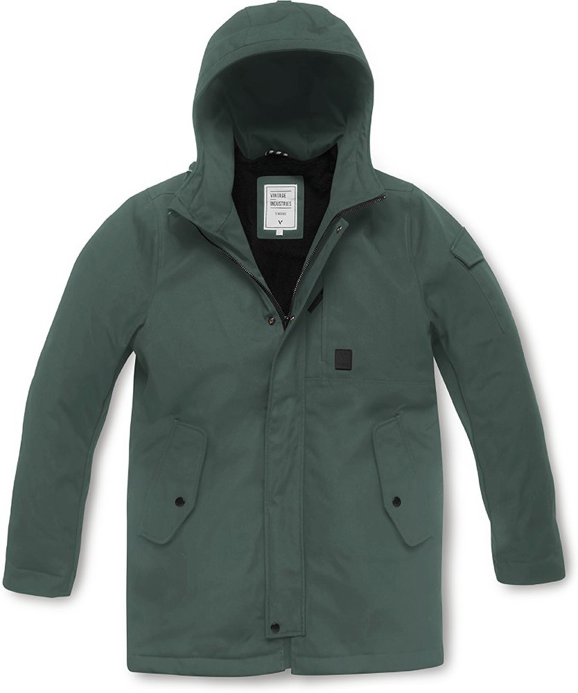 Vintage Industries Funktionsjacke Gus Parka Stone Grau - Herren / Unisex