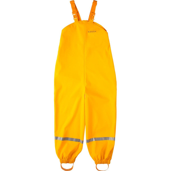 BMS Kinder Regenhose Softskin Buddellatzhose Gelb