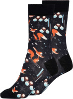 Queen Kerosin Damen Aop Socken "Foxy" QKI3S018