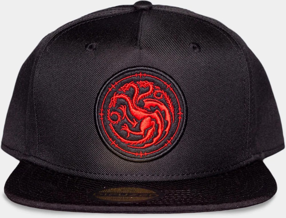 GOT - House Of The Dragon - Men's Snapback Cap Schwarz - Herren / Unisex