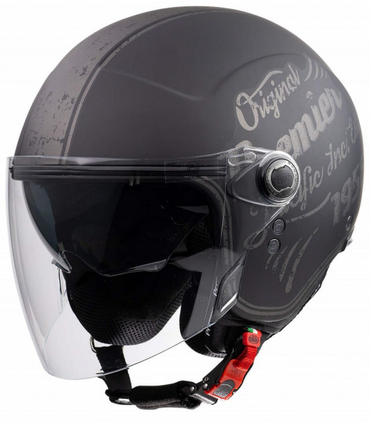 Premier Jethelm Rocker Double Visor OR 9 BM Black/Grey Matt