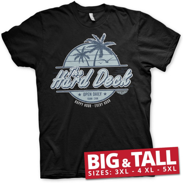 Top Gun The Hard Deck Big & Tall T-Shirt Black