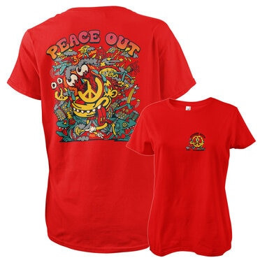 Acid Killer Damen T-Shirt Peace Out Girly Tee DTR-5-KA006-DTF852