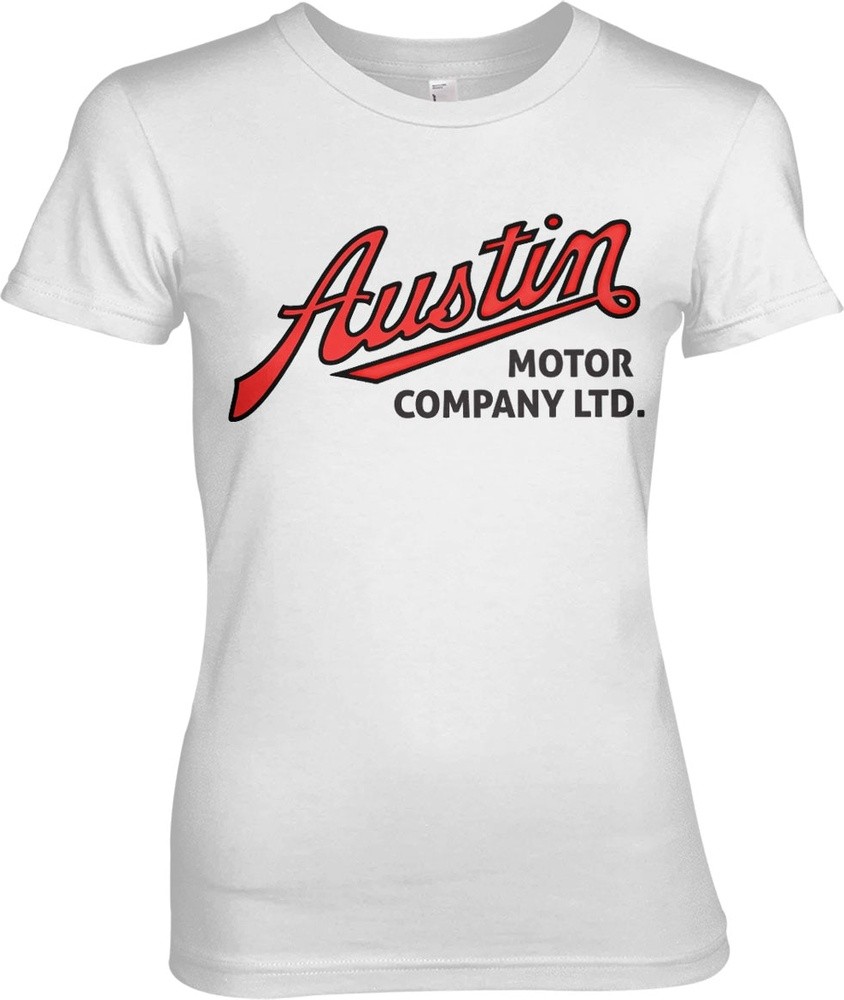 Austin Healey Austin Motor Company Girly Tee Damen T-Shirt Weiß - Damen