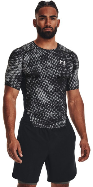 Under Armour T-Shirt UA HeatGear Armour Prtd Comp Short-Sleeve