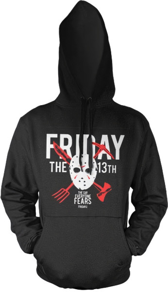 Friday the 13th The Day Everyone Fears Big Tall Hoodie WB-3-F13TH007-H62-12