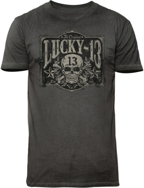 Lucky 13 T-Shirt L13 Tombstone Tee