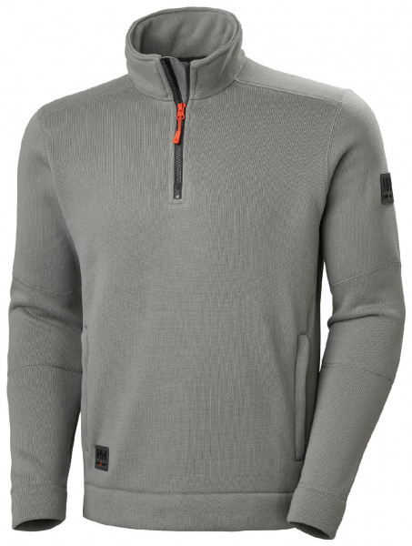 Helly Hansen Jacke Kensington 1/2 Zip Knitted Mid Grey