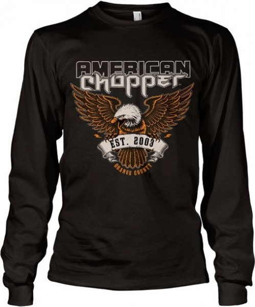 American Chopper Orange County Longsleeve Tee Black