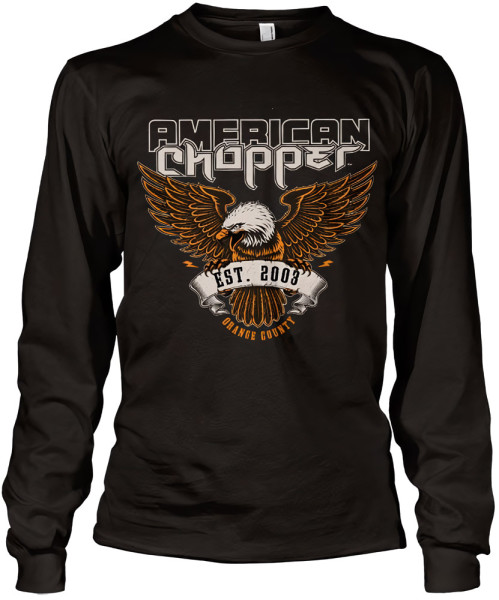 American Chopper Orange County Longsleeve Tee Black