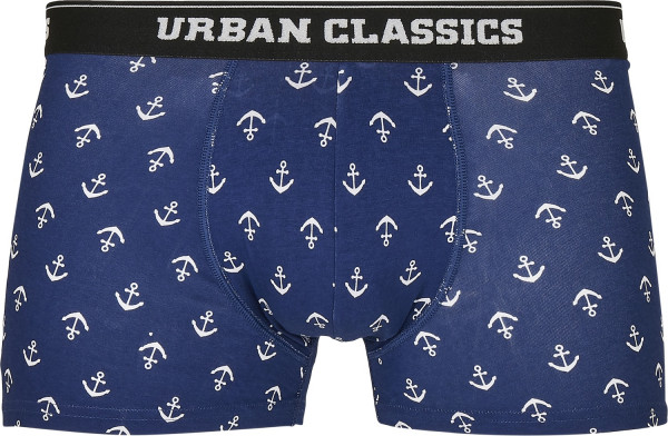 Urban Classics Boxershort Boxer Shorts 5-Pack Anchor Black/Blue/Grey