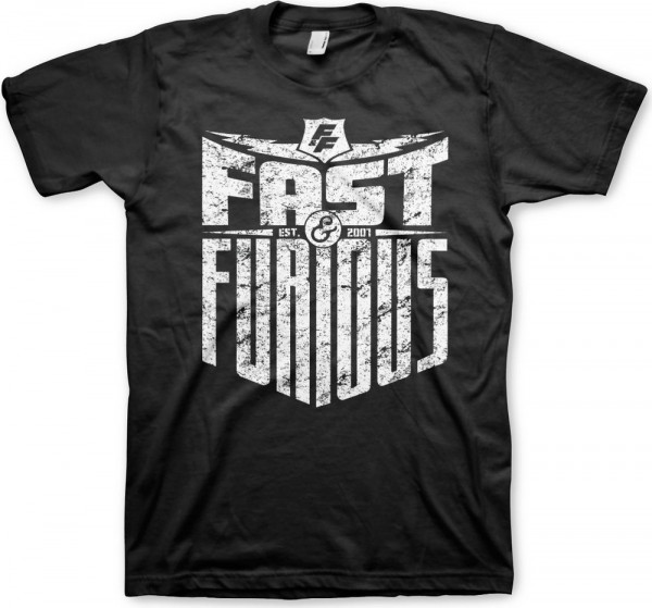 Fast & Furious Est. 2007 T-Shirt Black