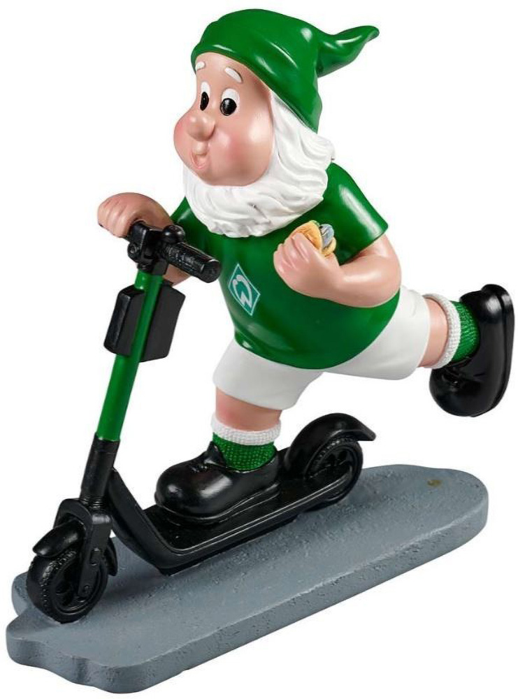 SV Werder Bremen Gartenzwerg E-Roller Fussball Grün - Herren / Unisex
