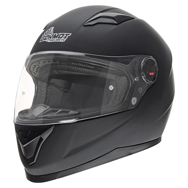 Germot Motorrad Helm GM 320 Integralhelm matt Black