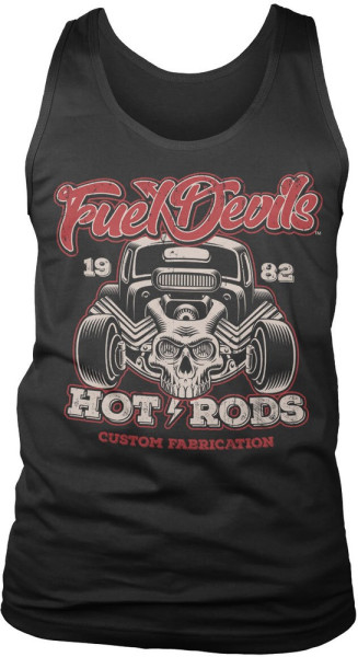Fuel Devils Hot Rod Fabrication Tank Top Black