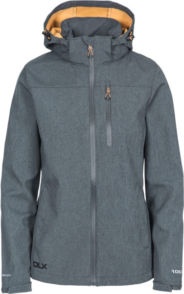 DLX Damen Jacke Claren Ii - Female Dlx Softshell Jkt Dark Grey Marl-5XL