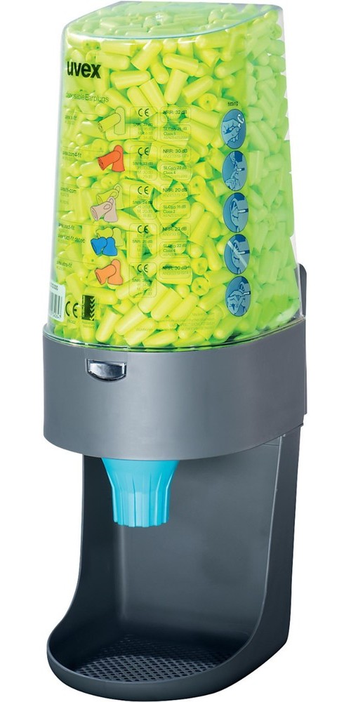 Uvex Gehörschutz Gehörschutzspender 2111990 gefüllt mit 600 Stück - Herren / Unisex