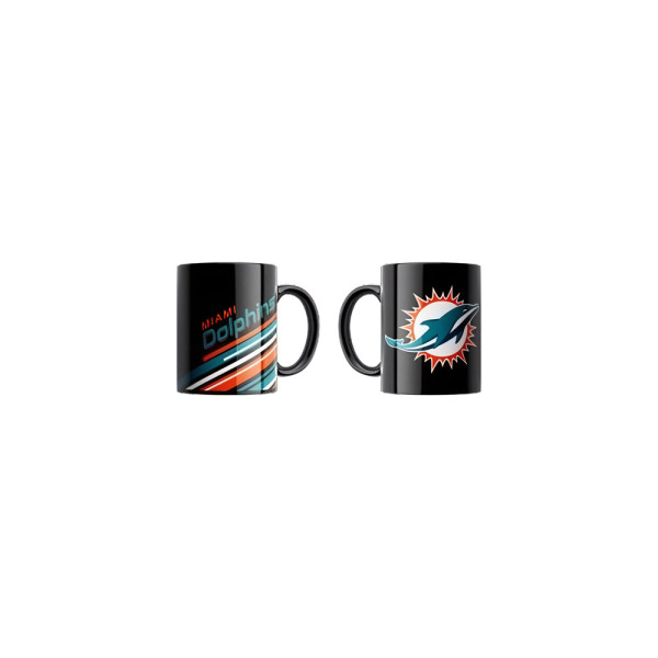 Miami Dolphins Tasse „Stripes“ 330ml American Football NFL Blau