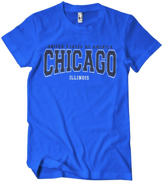 Chicago Illinois T-Shirt Blue