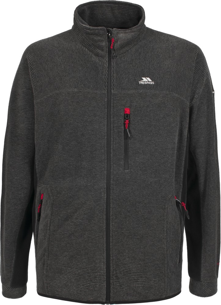 Trespass Fleecejacke/Fleecepullover Jynx - Male Fleece At300 Schwarz - Herren / Unisex