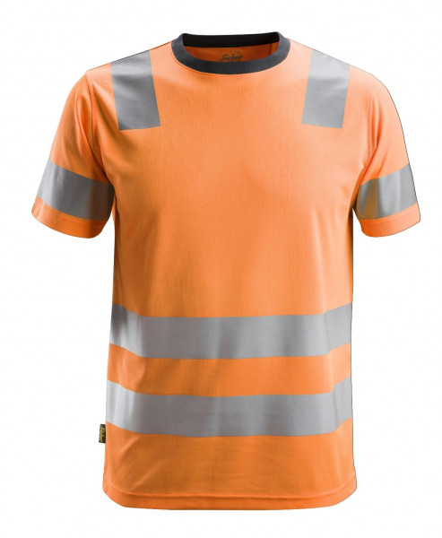 Snickers AllroundWork Hi-Vis T-Shirt, Kl. 2, EN 20471 High-Vis Orange