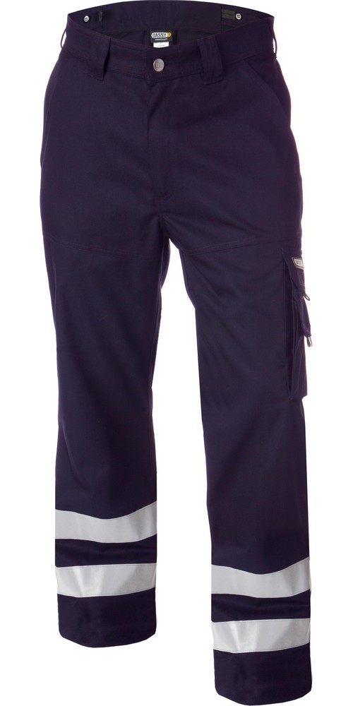 Dassy Arbeitshose mit Reflexstreifen Vegas PESCO61 Dunkelblau - Herren / Unisex