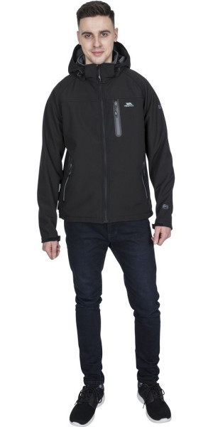 Trespass Jacke Accelerator Ii - Male Softshell Jacket Tp75 Black