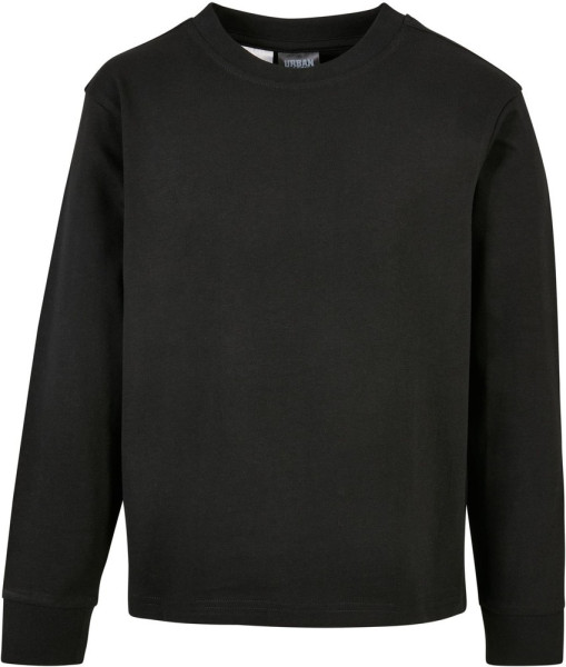 Urban Classics Jungen Boys Boxy Heavy Longsleeve Black
