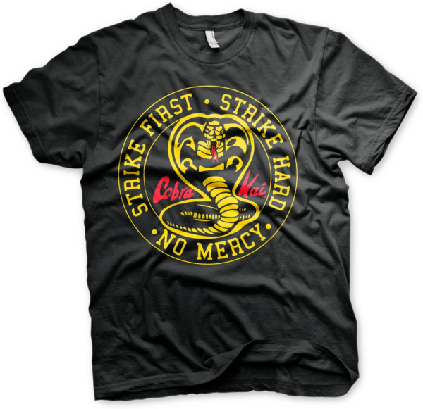 Cobra Kai Round Patch T-Shirt Black