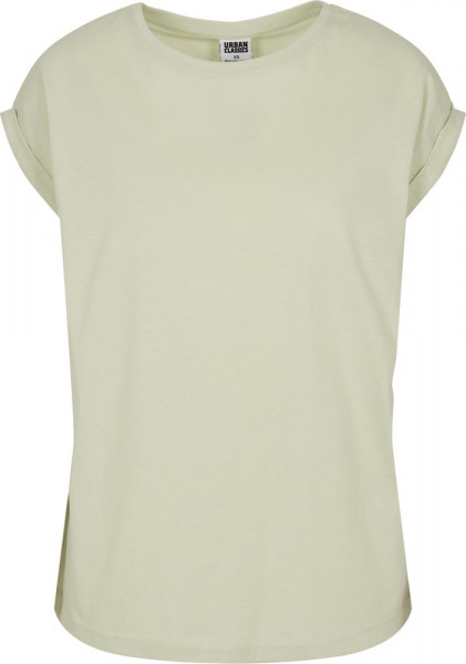 Urban Classics Damen Ladies Extended Shoulder Tee Lightmint