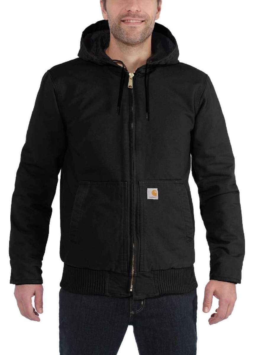Carhartt Herren Jacke Duck Active Jacket Black | Jacken / Mäntel