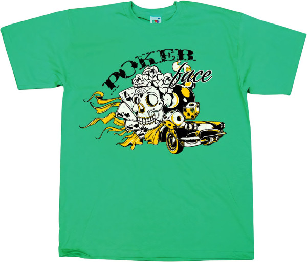 Hybris Poker Face T-Shirt SH-1-15299-LFH4-6