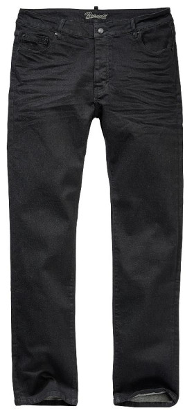 Brandit Hose Mason Denim Pants Unwashed in Black