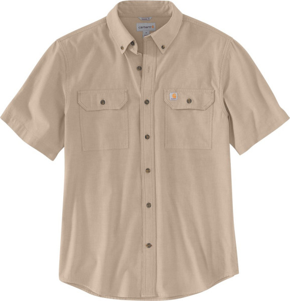 Carhartt Hemd Loose Chambray S/S Shirt Dark Tan Chambray