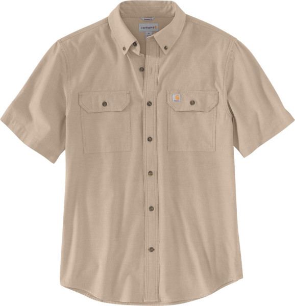 Carhartt Hemd Loose Chambray S/S Shirt Dark Tan Chambray