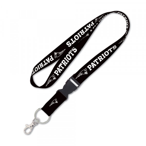 New England Patriots Lanyard Schnalle Blackout American Football